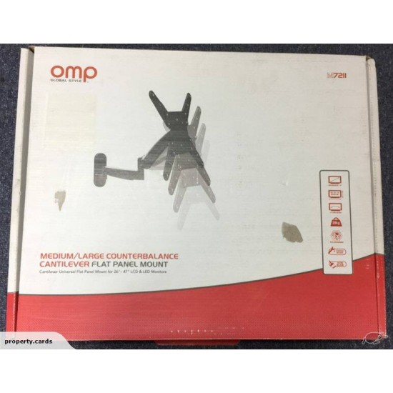 OMP Global Style Counterbalance TV Wall Mount 26 - 47 + Fast Shipping