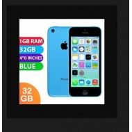iPhone 5C 32GB Blue + Free Case + Free Screen Protector + Free Courier / Pick up