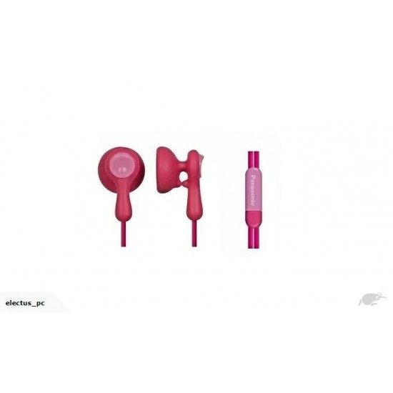 PANASONIC EarDrops PINK EARPHONES For Mobile Phones, iPod, MP3 etc