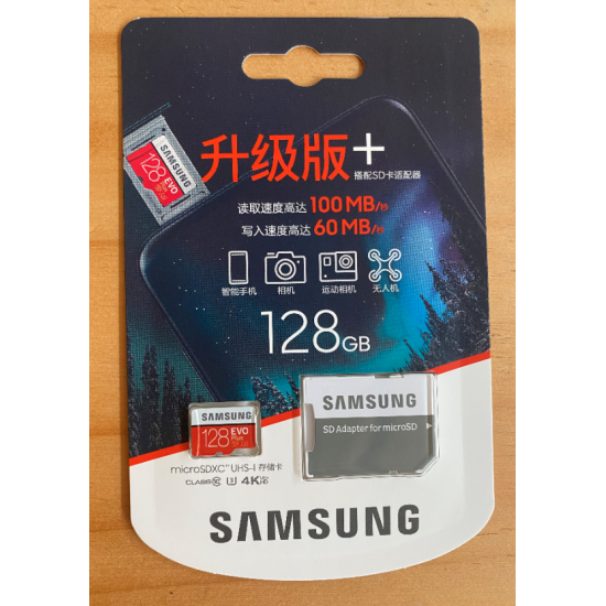 Samsung Evo Plus MicroSD Card 128GB w/Adaptor (2020) + FAST SHIPPING